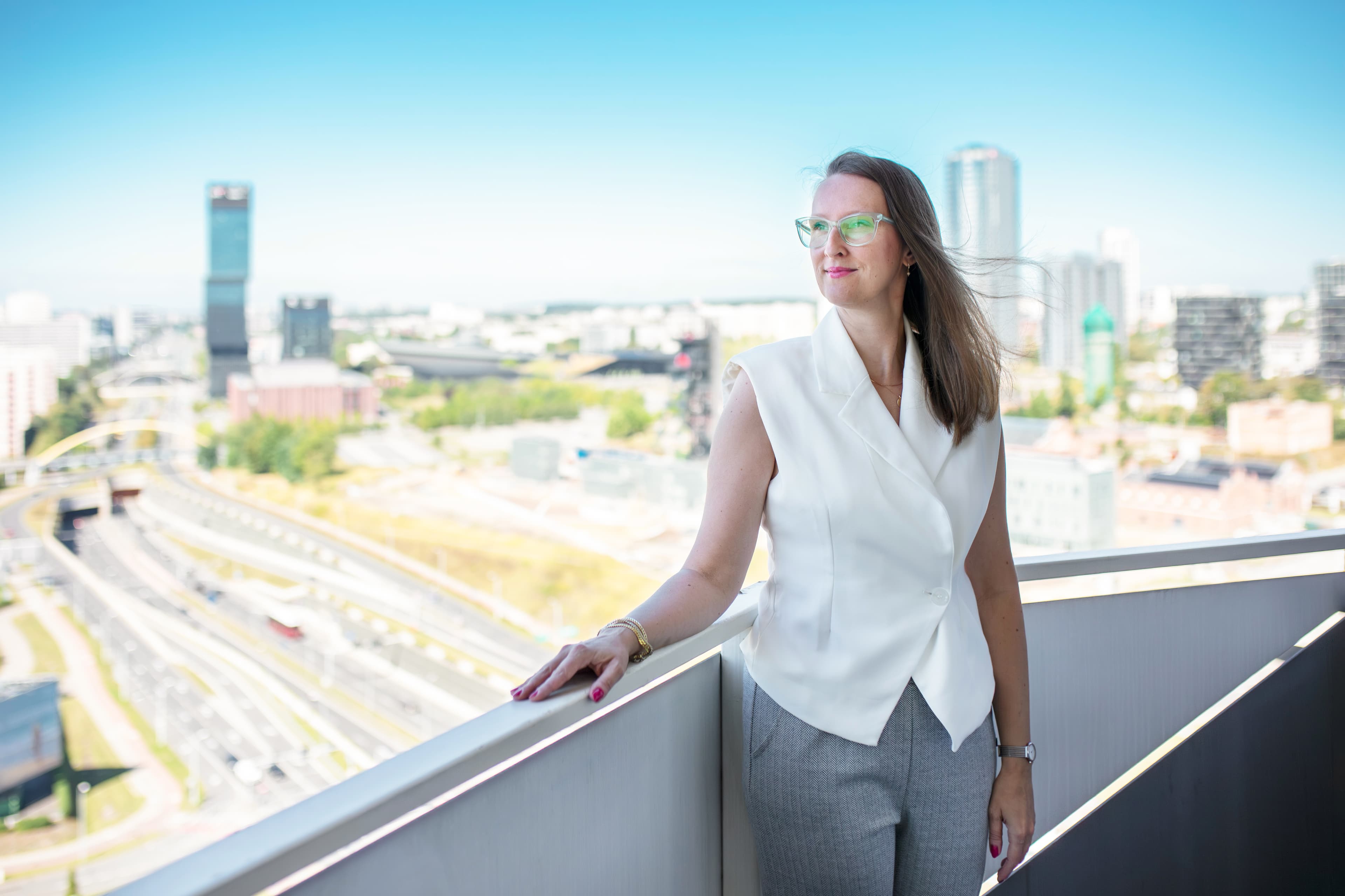 Marta Domagalska podczas sesji
